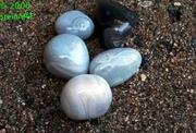 Botswana Achat, grau