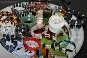 Armb�nder aus diversen Materialien z.B. Schaumkoralle, Mokait, Rosenquarz, Chalzedon, Aventurin, Sodalit, Tigerauge, Achat